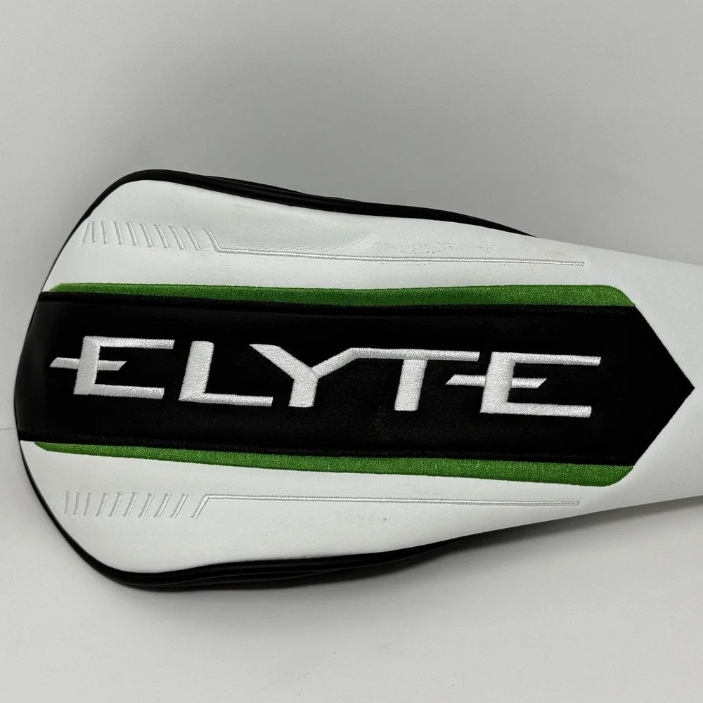 Callaway‎ ELYTE Driver Golf Club Head Cover ONLY White/Black/Green Elite